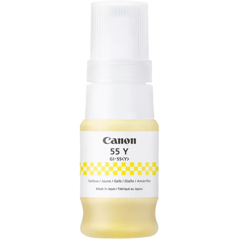 Recharge Canon GI 55 Y Jaune (GX1050/2050) Recharge Canon GI 55 Y Jaune (GX1050/2050)