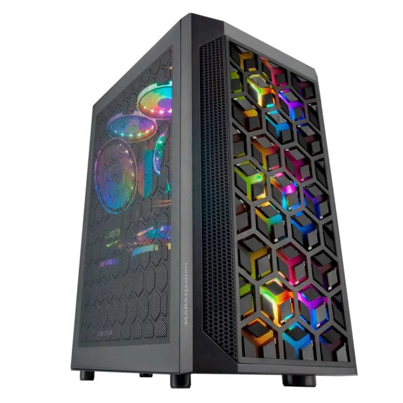 Boitier Mars Gaming MCMESH ARGB MESH 360° Boitier Mars Gaming MCMESH ARGB MESH 360°