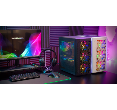 Boitier Mars Gaming MCMESH FRGB MESH 360°