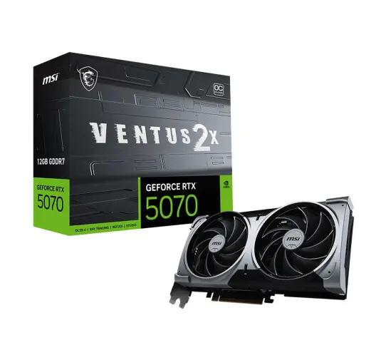 Carte Graphique MSI RTX 5070 VENTUS 2X 12G OC
