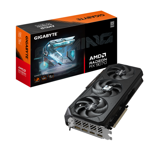Gigabyte Radeon RX 9070 GAMING OC 16G GV-R9070GAMING OC-16GD