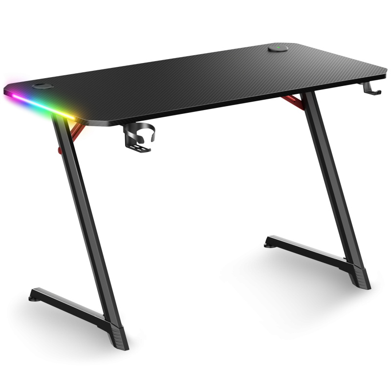 Bureau Gaming Spirit of Gamer HEADQUARTER 250 RGB 120x60cm Bureau Gaming Spirit of Gamer HEADQUARTER 250 RGB 120x60cm