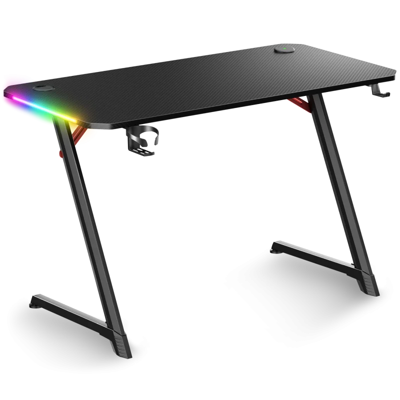 Bureau Gaming Spirit of Gamer HEADQUARTER 250 RGB 120x60cm Bureau Gaming Spirit of Gamer HEADQUARTER 250 RGB 120x60cm
