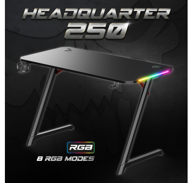 Bureau Gaming Spirit of Gamer HEADQUARTER 250 RGB 120x60cm
