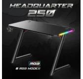 Bureau Gaming Spirit of Gamer HEADQUARTER 250 RGB 120x60cm Bureau Gaming Spirit of Gamer HEADQUARTER 250 RGB 120x60cm