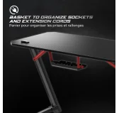 Bureau Gaming Spirit of Gamer HEADQUARTER 250 RGB 120x60cm Bureau Gaming Spirit of Gamer HEADQUARTER 250 RGB 120x60cm