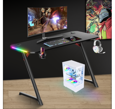 Bureau Gaming Spirit of Gamer HEADQUARTER 250 RGB 120x60cm