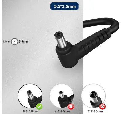 Chargeur Gigabyte Aorus PC Portable 20V 9A 180 Watts 5.5/2.5mm