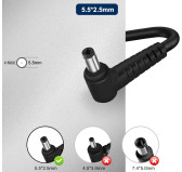 Chargeur Gigabyte Aorus PC Portable 20V 9A 180 Watts 5.5/2.5mm