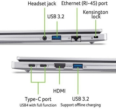 Acer TravelMate P2 15 TMP215-55-TCO 15.6" i5-1334U 16Go 512Go W11P-
