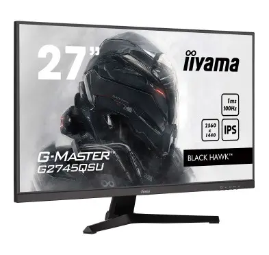 Ecran iiyama 27" G-Master Black Hawk G2745QSU-B2 2560x1440 100Hz 1ms