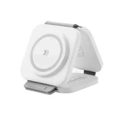 Station de Charge MagSafe 3en1 Fairplay Blanc USB-C