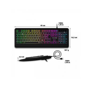 Clavier Advance GTA 220 Gaming RGB