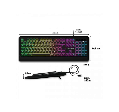 Clavier Advance GTA 220 Gaming RGB