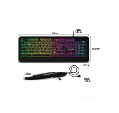 Clavier Advance GTA 220 Gaming RGB