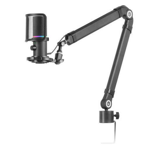 Microphone Mars Gaming MMIC-XT Streaming avec bras articulé