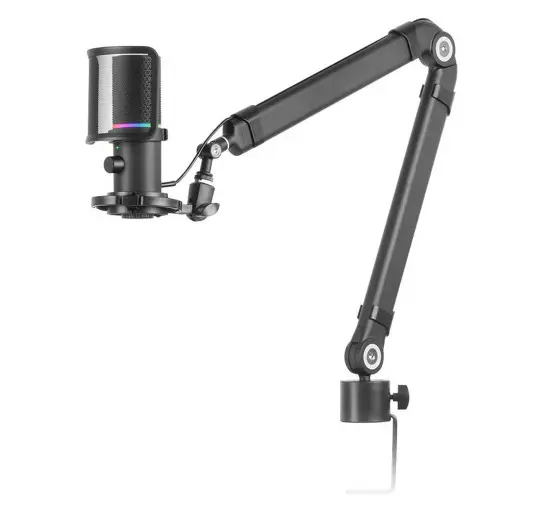Microphone Mars Gaming MMIC-XT Streaming avec bras articulé
