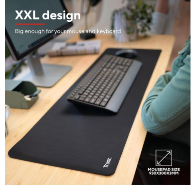 Tapis Trust XXL Noir 930x300mm 3mm