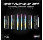 DDR5 Corsair Vengeance RGB Kit 32Go 2x16Go 6000Mhz CL30 EXPO XMP DDR5 Corsair Vengeance RGB Kit 32Go 2x16Go 6000Mhz CL30 EXPO XMP