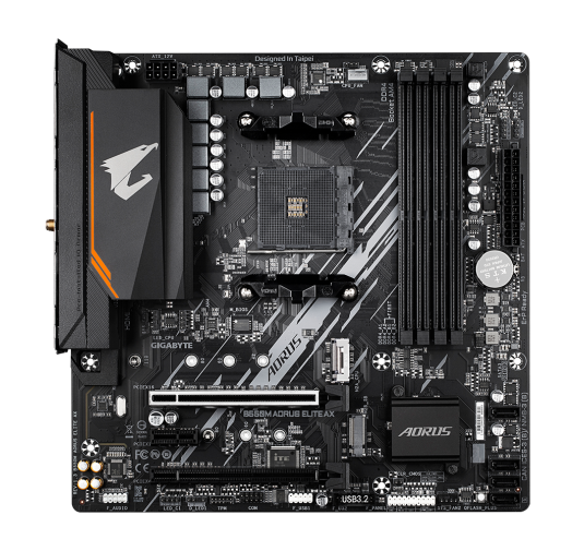 Carte Mère Gigabyte B550M AORUS ELITE AX mATX AM4 DDR4 Wifi 6E