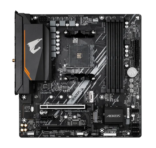 Carte Mère Gigabyte B550M AORUS ELITE AX mATX AM4 DDR4 Wifi 6E