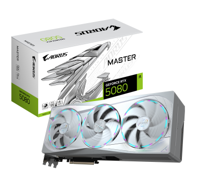 Carte Graphique Gigabyte AORUS RTX 5080 MASTER ICE 16G
