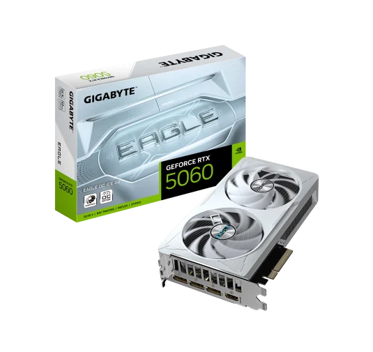 Carte Graphique Gigabyte RTX 5060 EAGLE OC ICE 8G