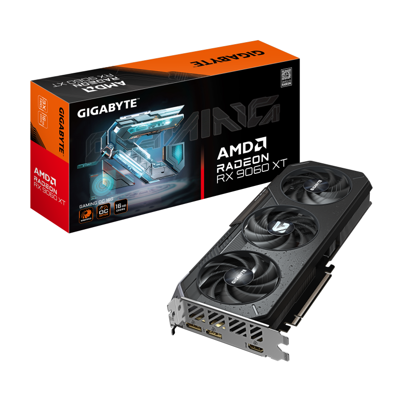 Gigabyte Radeon RX 9060 XT GAMING OC 8G GV-R9060XTGAMING OC-8GD