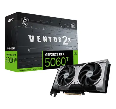 Carte Graphique MSI RTX 5060 Ti 16G VENTUS 2X OC PLUS