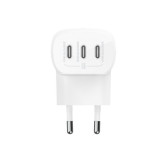 Chargeur Belkin 3x USB-C Fact Charge PD 67W Blanc Chargeur Belkin 3x USB-C Fact Charge PD 67W Blanc