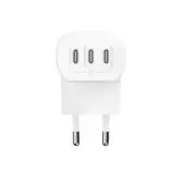 Chargeur Belkin 3x USB-C Fact Charge PD 67W Blanc