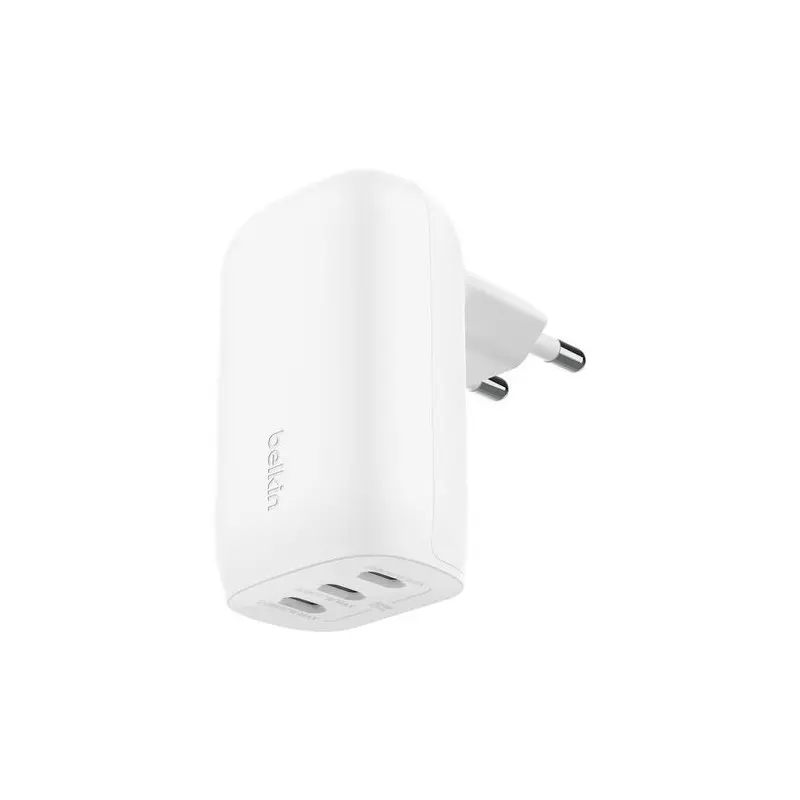 Chargeur Belkin 3x USB-C Fact Charge PD 67W Blanc