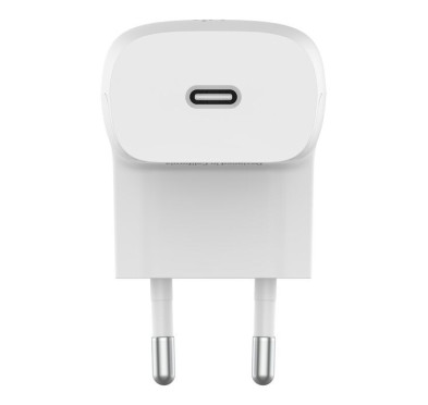 Chargeur Belkin USB-C Fact Charge PD 20W Blanc