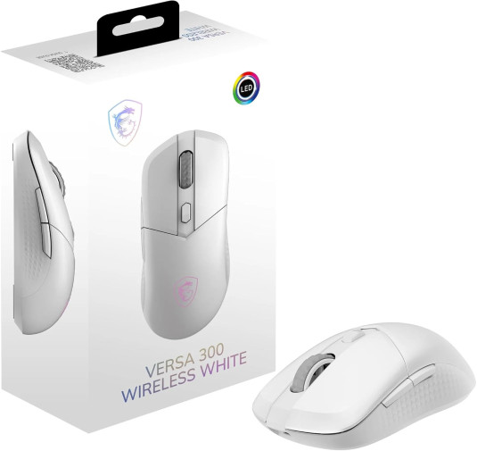 Souris MSI VERSA 300 Wireless Blanc Gaming