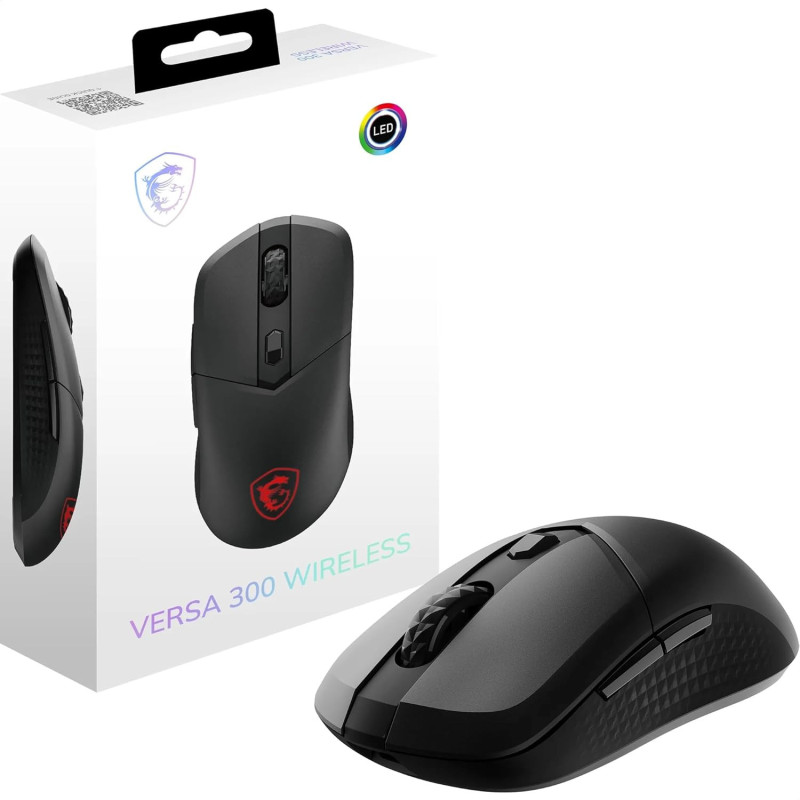 Souris MSI VERSA 300 Wireless Noir Gaming Souris MSI VERSA 300 Wireless Noir Gaming