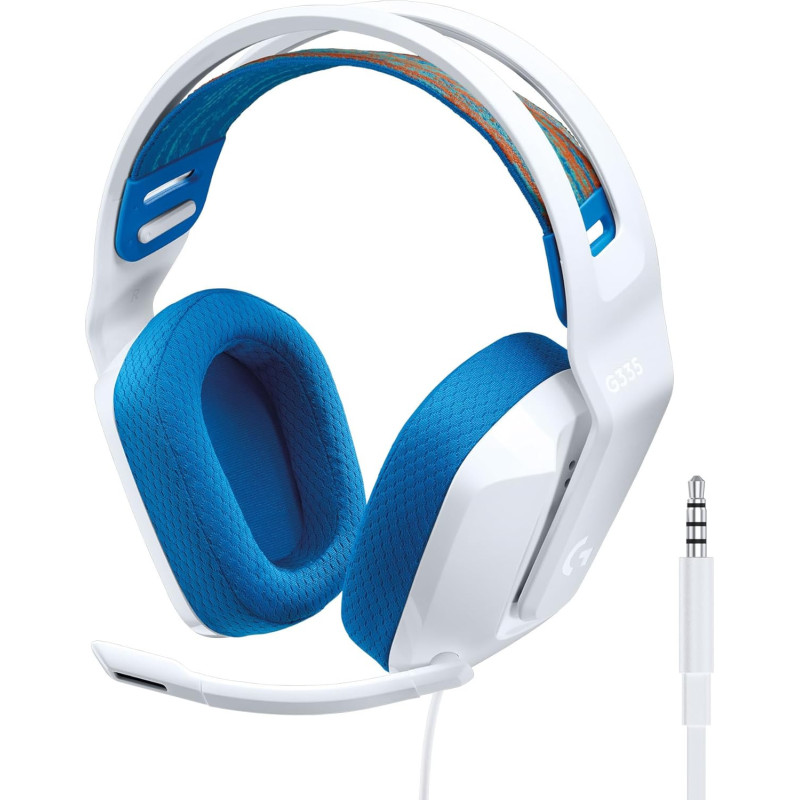 Micro Casque Logitech G335 Gaming Blanc Micro Casque Logitech G335 Gaming Blanc