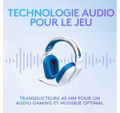 Micro Casque Logitech G335 Gaming Blanc