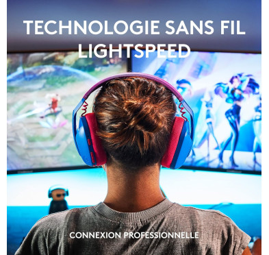 Micro Casque Logitech G435 Bleu Wireless Lightspeed Gaming