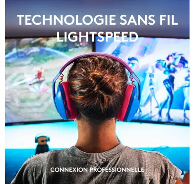 Micro Casque Logitech G435 Bleu Wireless Lightspeed Gaming