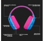 Micro Casque Logitech G435 Bleu Wireless Lightspeed Gaming Micro Casque Logitech G435 Bleu Wireless Lightspeed Gaming