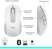 Souris Logitech Signature M650 Blanc Bluetooth