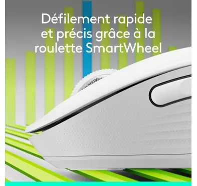 Souris Logitech Signature M650 Blanc Bluetooth
