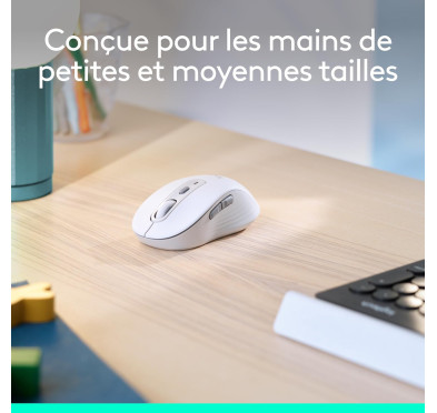 Souris Logitech Signature M650 Blanc Bluetooth