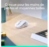 Souris Logitech Signature M650 Blanc Bluetooth
