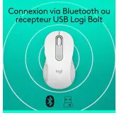 Souris Logitech Signature M650 Blanc Bluetooth