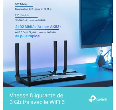 Routeur TP-Link Archer AX53 Wifi 6 Dual-Band AX3000