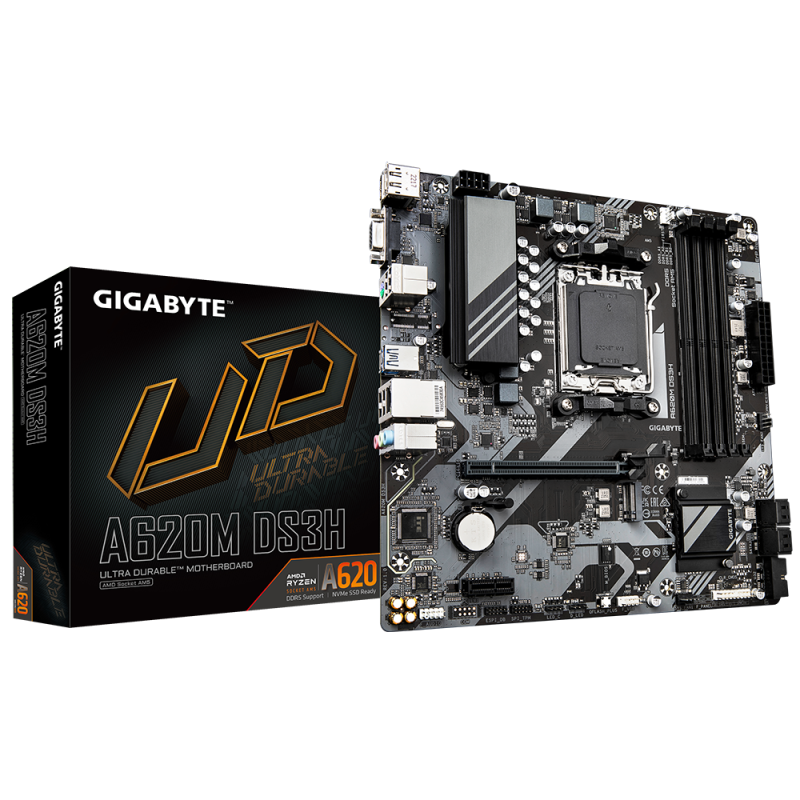 Carte Mère Gigabyte A620M DS3H mATX AM5 DDR5