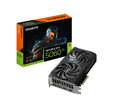 Carte Graphique Gigabyte RTX 5060 Ti WINDFORCE OC 16G