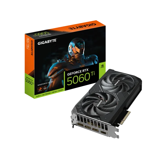 Carte Graphique Gigabyte RTX 5060 Ti WINDFORCE OC 16G