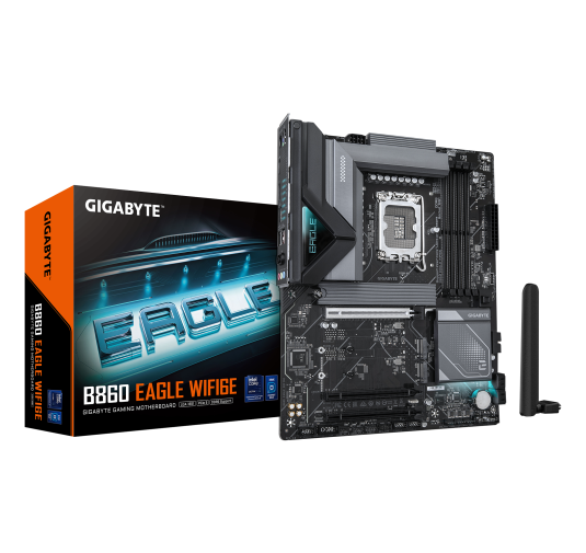 Carte Mère Gigabyte B860 EAGLE WIFI6E ATX 1851 DDR5 USB4 2.5GbE Wifi